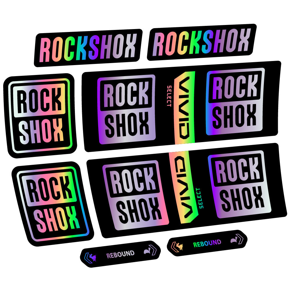 Decal RockShox Vivid Coil Select, Shock Absorber, bike sticker vinyl