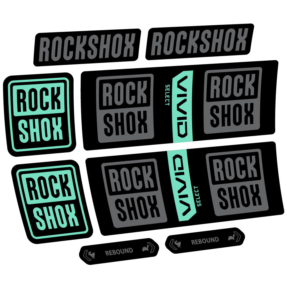 Decal RockShox Vivid Coil Select, Shock Absorber, bike sticker vinyl
