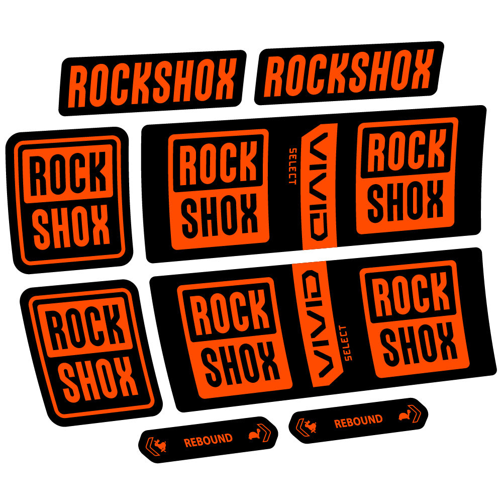 Decal RockShox Vivid Coil Select, Shock Absorber, bike sticker vinyl