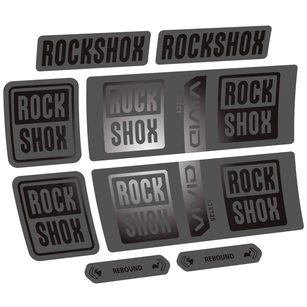 Decal RockShox Vivid Coil Select, Shock Absorber, bike sticker vinyl