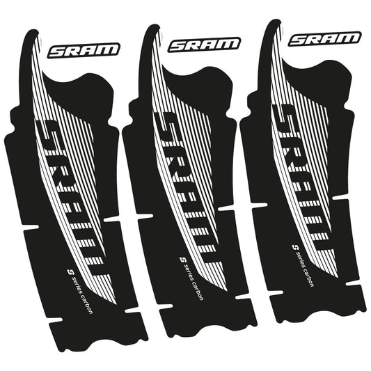 Aufkleber Sram Red AXS, Kurbelgarnitur, Fahrradaufkleber Vinyl