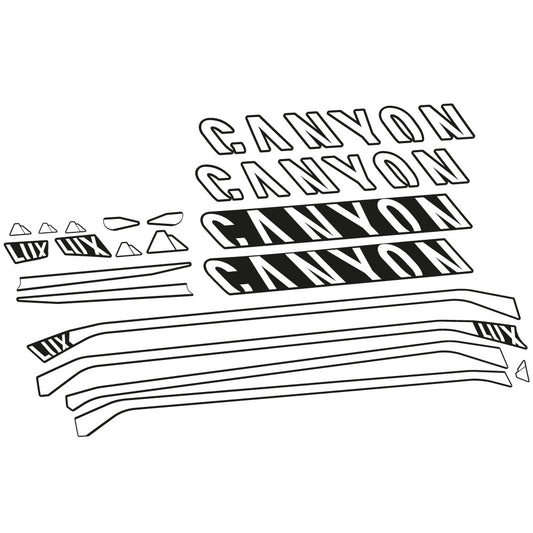 Aufkleber Canyon Lux CF 7 2021, Rahmen, Fahrradaufkleber Vinyl