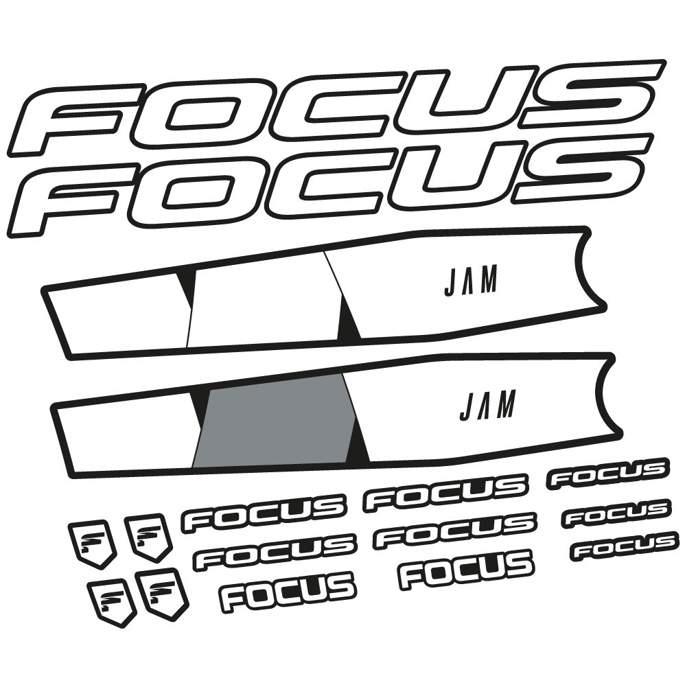 Aufkleber Focus Jam 6.8 2021, Rahmen, Fahrradaufkleber Vinyl
