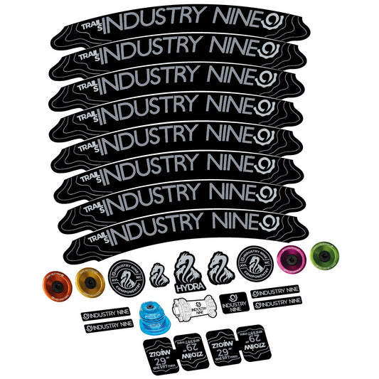 Aufkleber Industry Nine Trail S, MTB-Rad 29, Fahrradaufkleber Vinyl