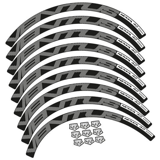 Aufkleber Nesta Ventus 4.0 Disc, Rennradrad 40 mm, Fahrradaufkleber Vinyl