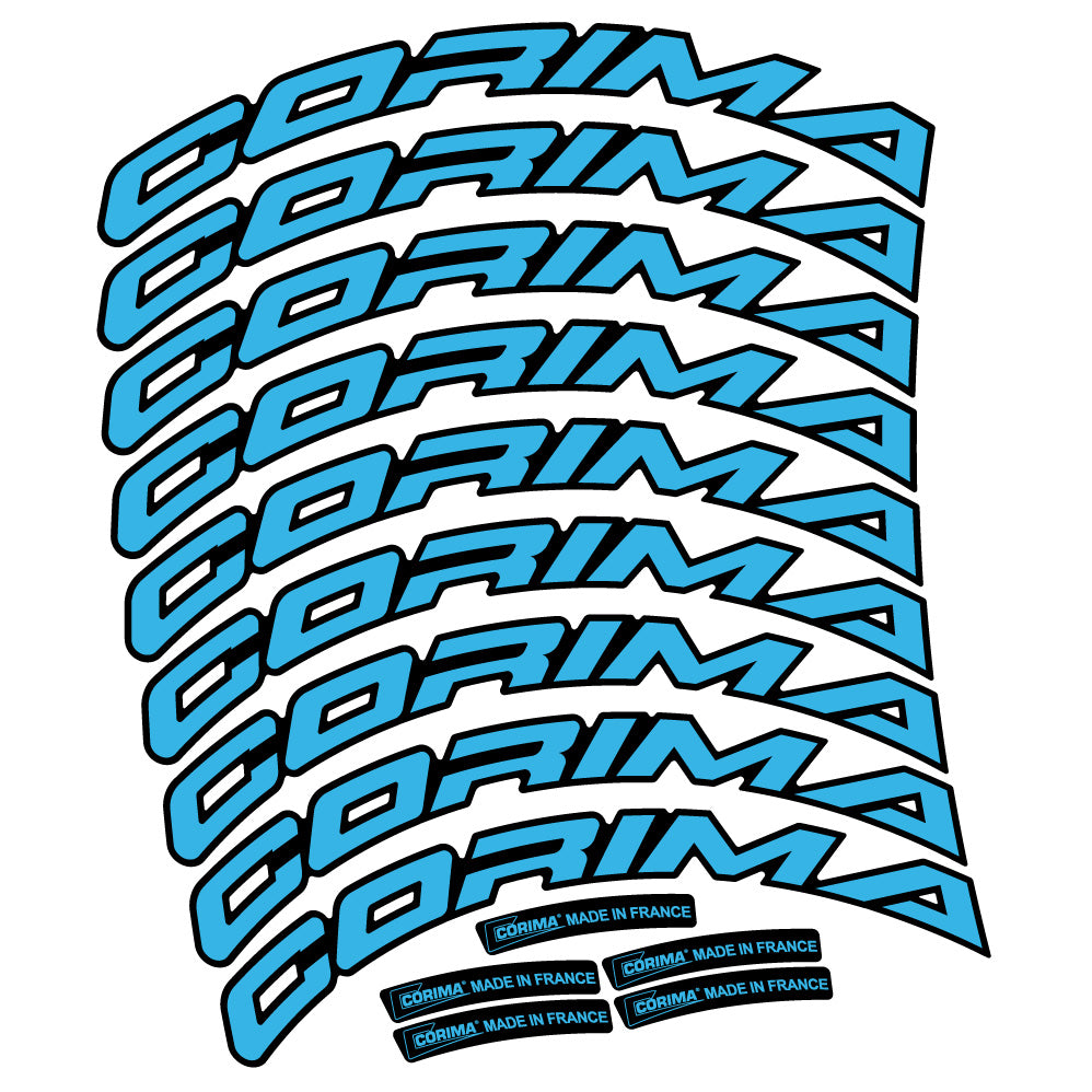 Aufkleber Corima 47 WS, Rennradrad 47 mm, Fahrradaufkleber Vinyl