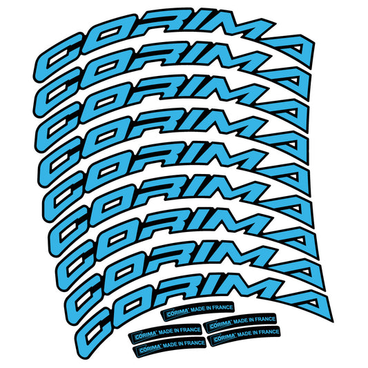Aufkleber Corima 47 WS, Rennradrad 47 mm, Fahrradaufkleber Vinyl