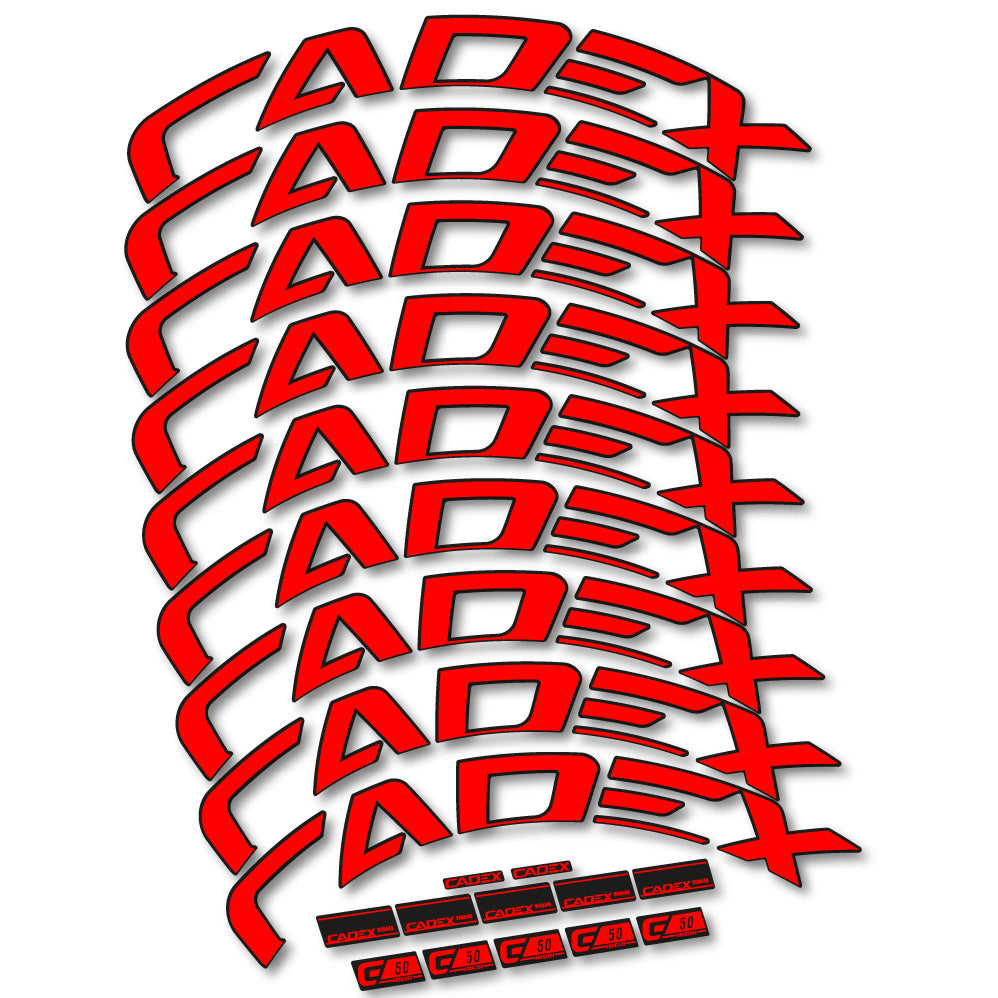 Decal Cadex 50 Ultra Disc, Road Wheel 50 mm, bike sticker