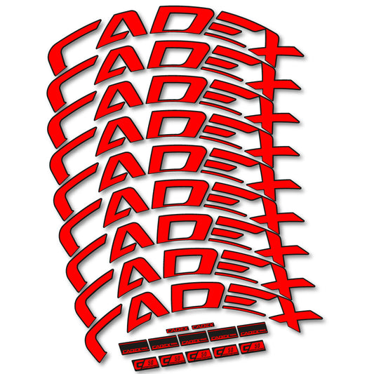 Aufkleber Cadex 50 Ultra Disc, Rennradrad 50 mm, Fahrradaufkleber Vinyl