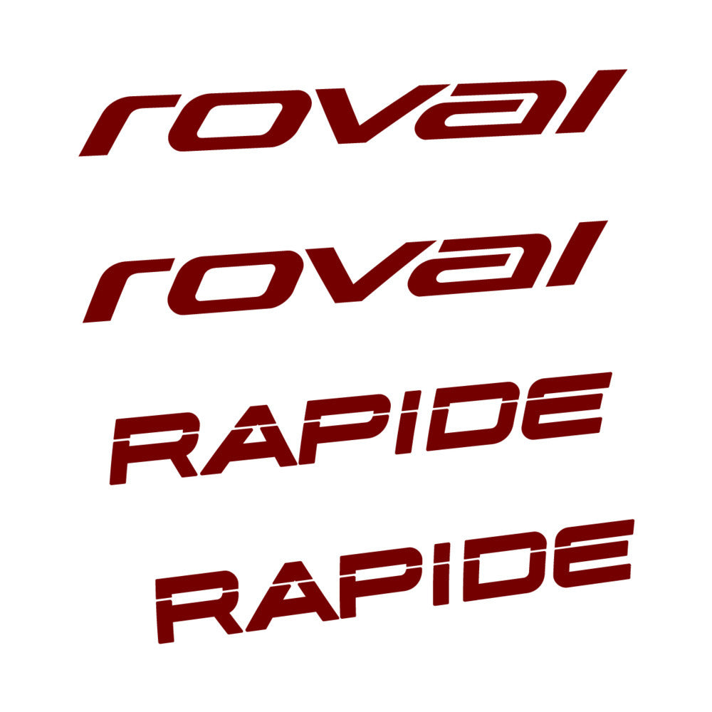 Stickers for Roval Rapide 2021, Handlebar vinyl decals