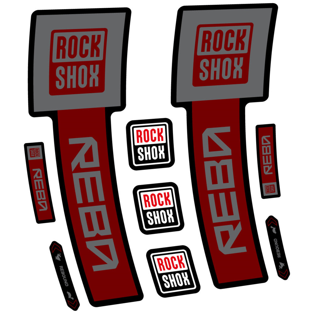 Decal RockShox Reba Base 2026, Fork 29" 32mm, bike sticker vinyl