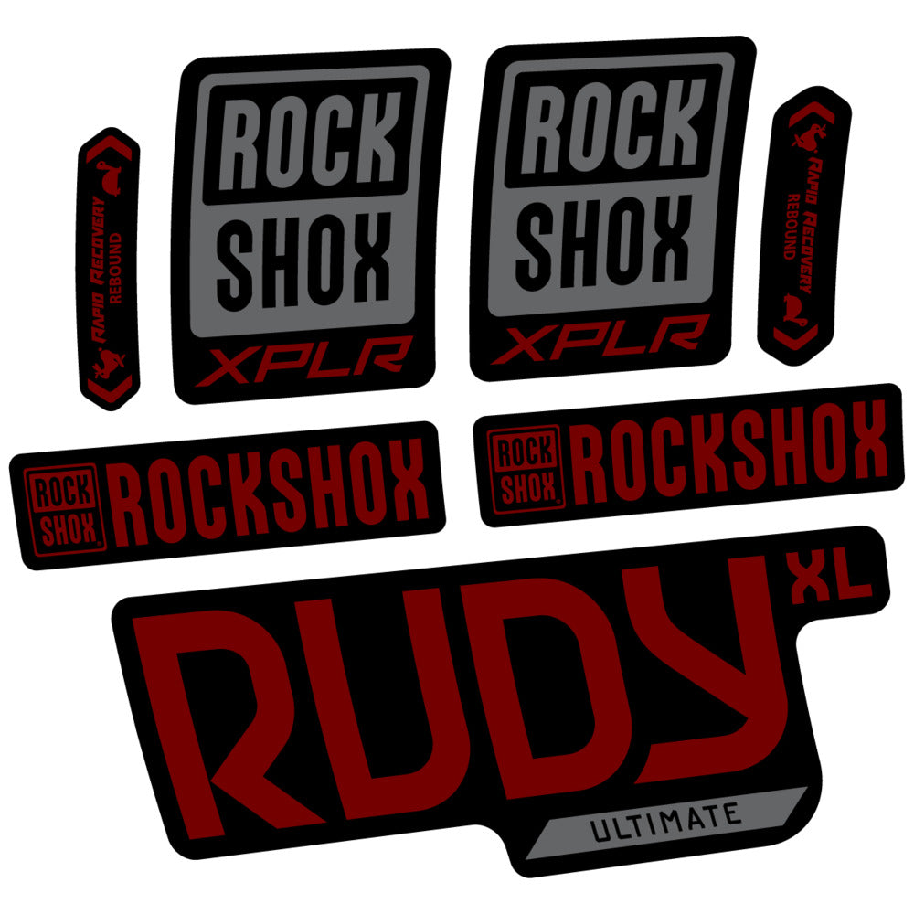 Decal RockShox Rudy XL Ultimate 2026, Fork 29" 30mm, bike sticker vinyl