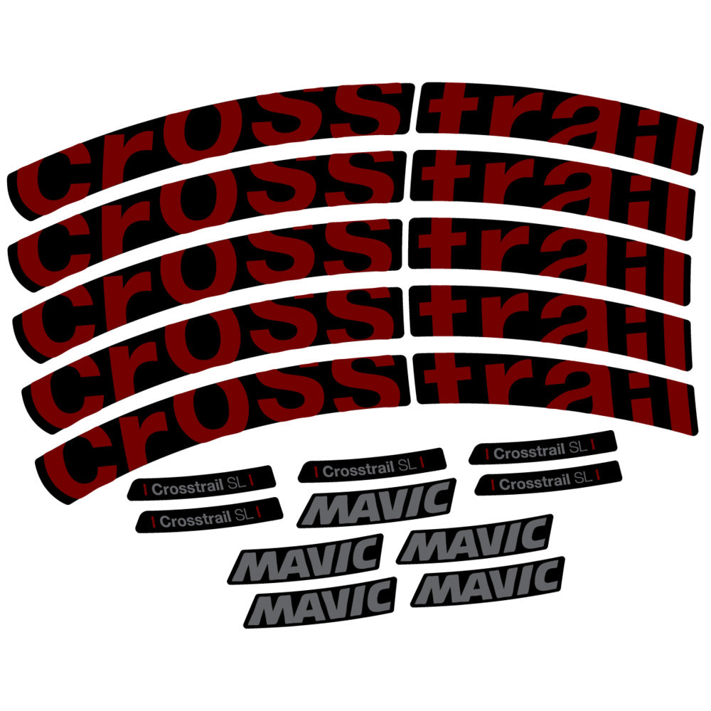 Decal for Mavic Crosstrail SL 2025, Mountain Wheel, bike sticker vinyl