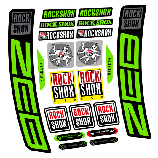 Decal RockShox ZEB Select+ 2027, Fork 29" 38mm, bike sticker vinyl
