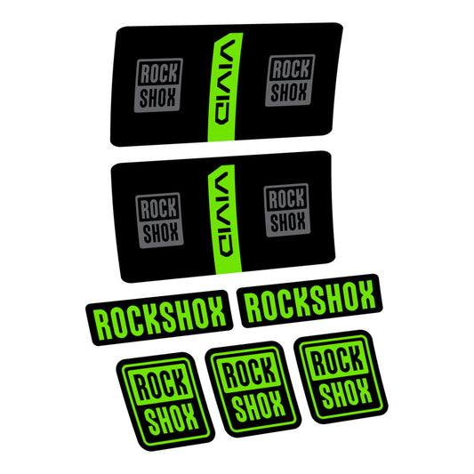 Decal RockShox Vivid Coil Base 2027, Rear Shox, bike sticker vinyl