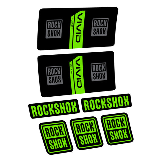 Decal RockShox Vivid Coil Ultimate 2027, Rear Shox, bike sticker vinyl