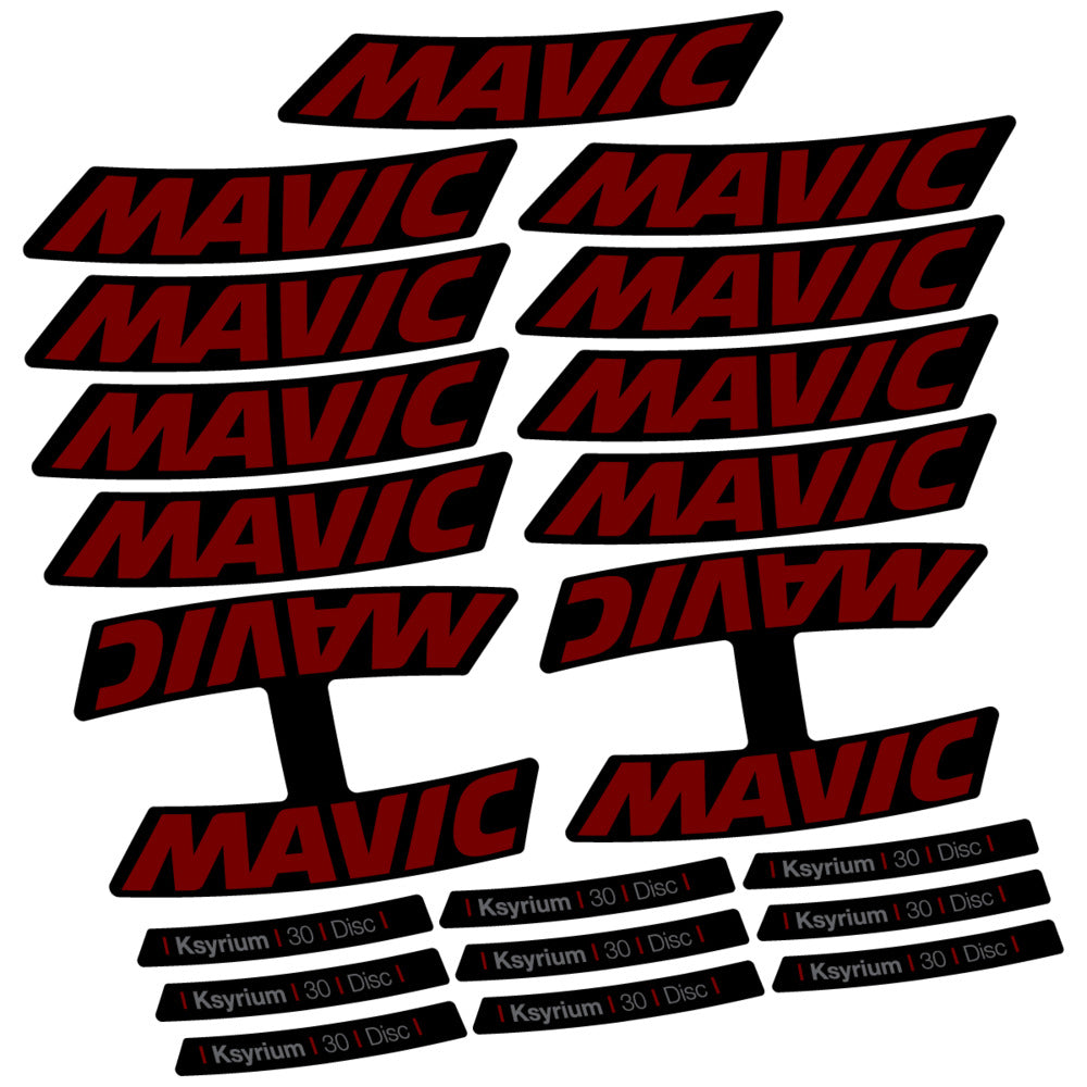 Decal for Mavic Ksyrium 30 2025, Road Wheel, bike sticker vinyl
