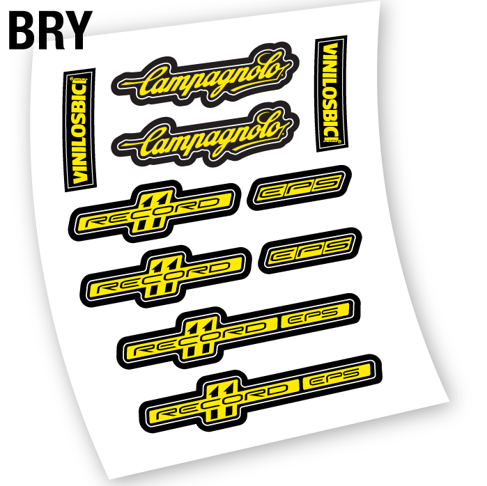 Decal, Campagnolo Record EPS, Brake Sticker Vinyl