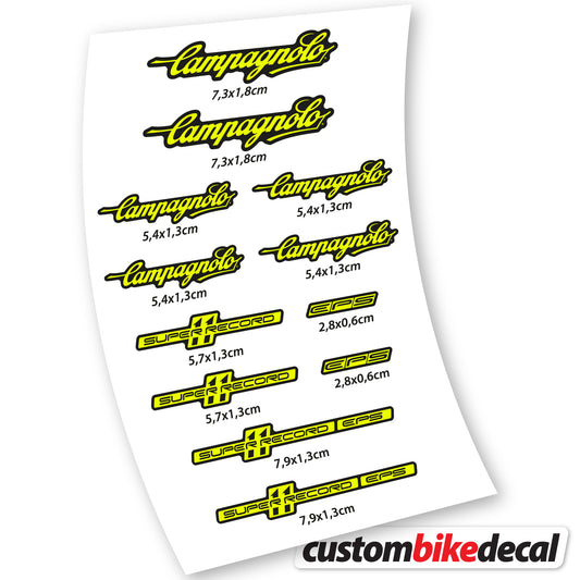 Decal Campagnolo Super Record EPS, Brakes Sticker vinyl