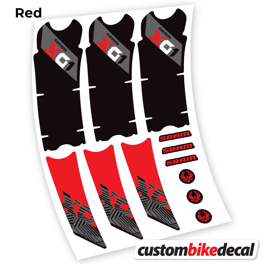Aufkleber, Sram Eagle X01 2018, Kurbelgarnitur