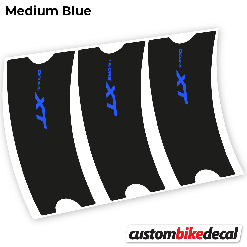 Aufkleber, Shimano Deore XT, Pleuelstangen, Vinyl-Aufkleber