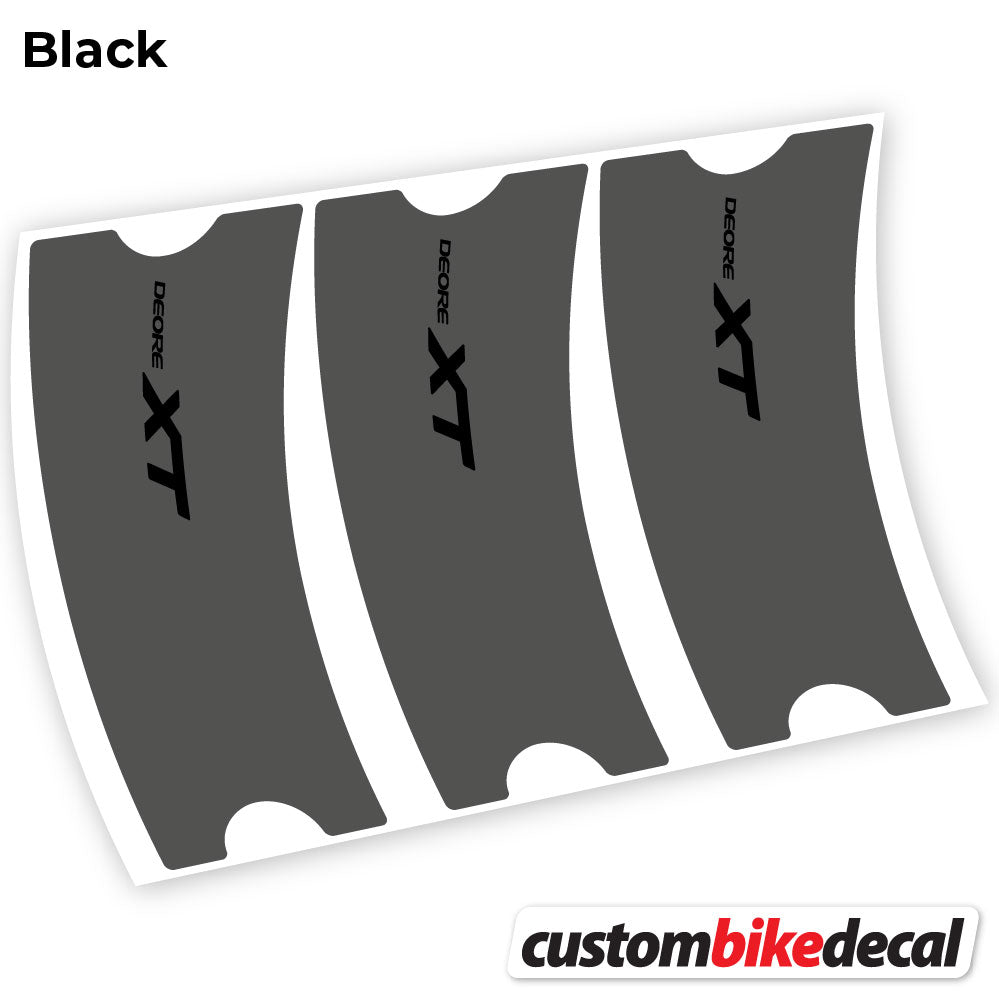 Aufkleber, Shimano Deore XT, Pleuelstangen, Vinyl-Aufkleber