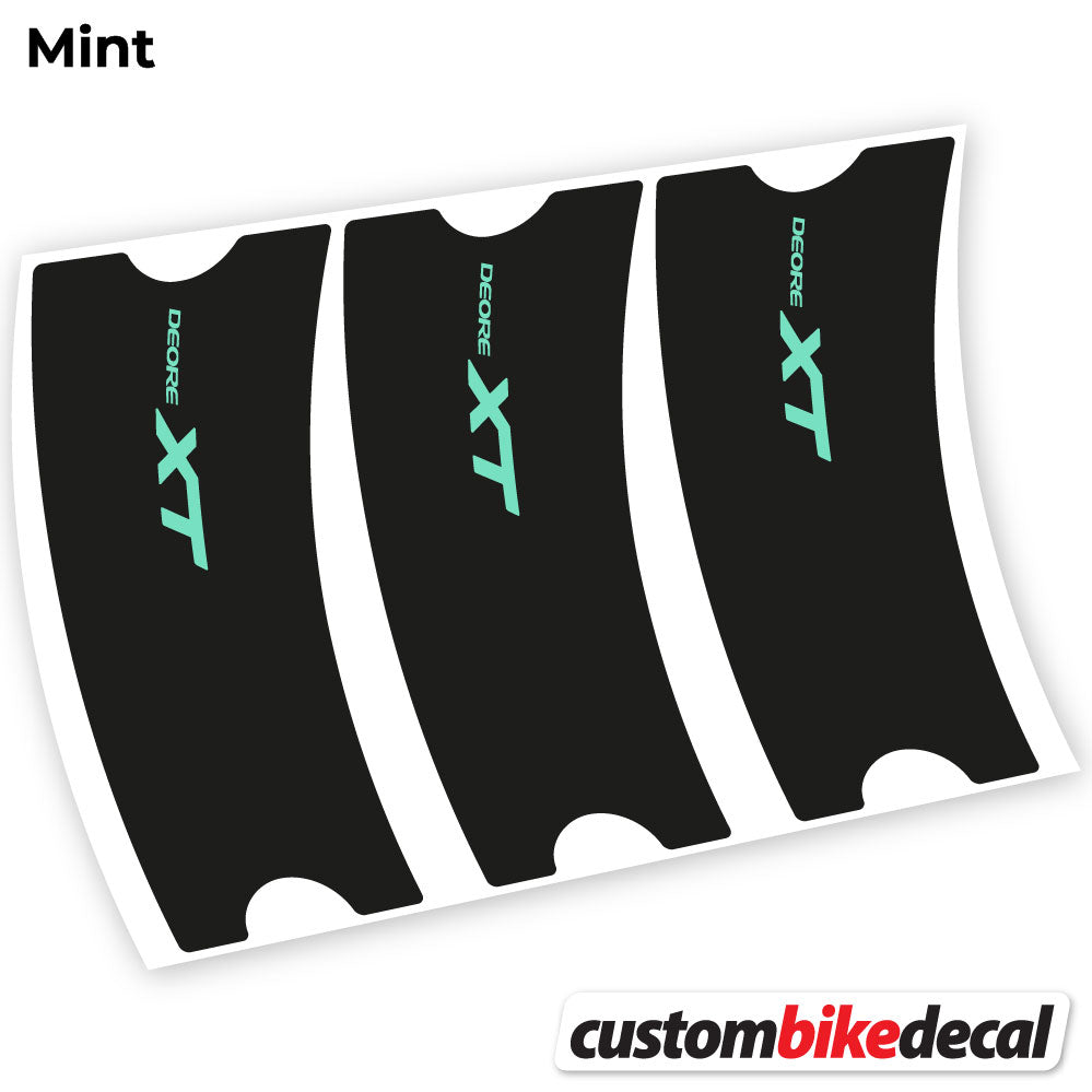 Aufkleber, Shimano Deore XT, Pleuelstangen, Vinyl-Aufkleber