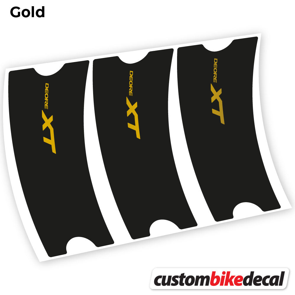 Aufkleber, Shimano Deore XT, Pleuelstangen, Vinyl-Aufkleber