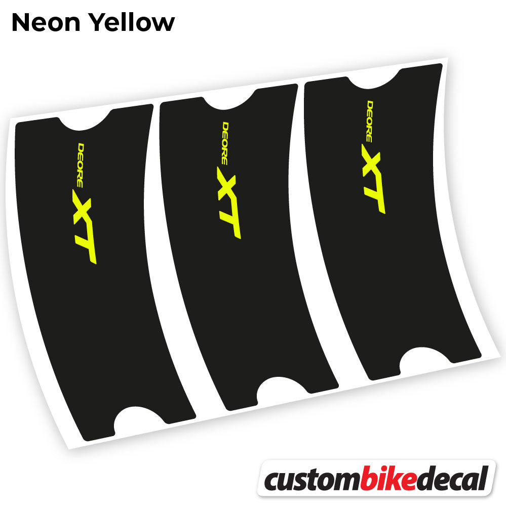 Aufkleber, Shimano Deore XT, Pleuelstangen, Vinyl-Aufkleber