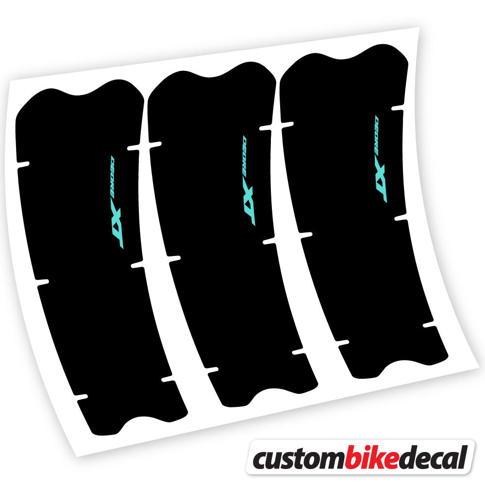 Decal, Shimano XT M8100, connecting rod, sticker vinyl