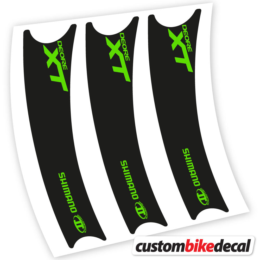 Aufkleber, Shimano Deore XT, Pleuelstange, Vinyl-Aufkleber