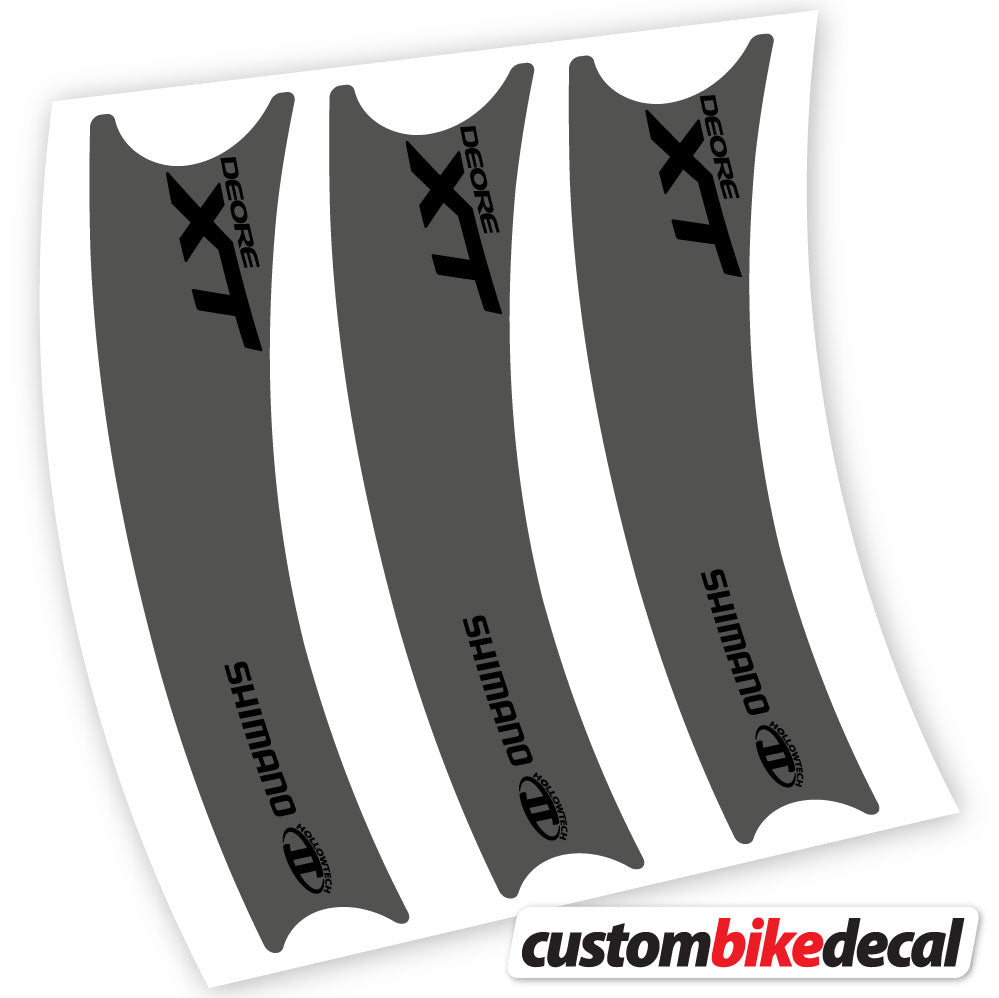 Aufkleber, Shimano Deore XT, Pleuelstange, Vinyl-Aufkleber