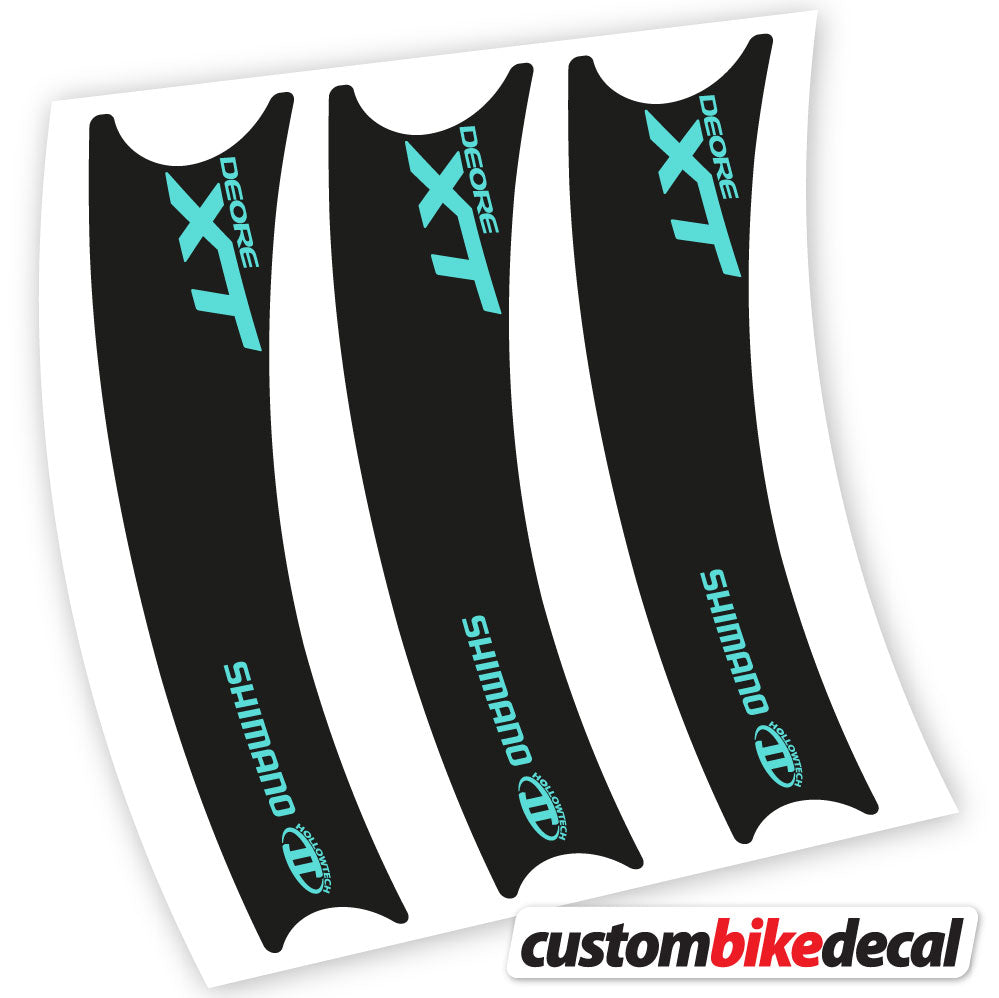 Aufkleber, Shimano Deore XT, Pleuelstange, Vinyl-Aufkleber