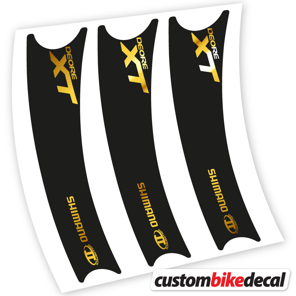 Aufkleber, Shimano Deore XT, Pleuelstange, Vinyl-Aufkleber