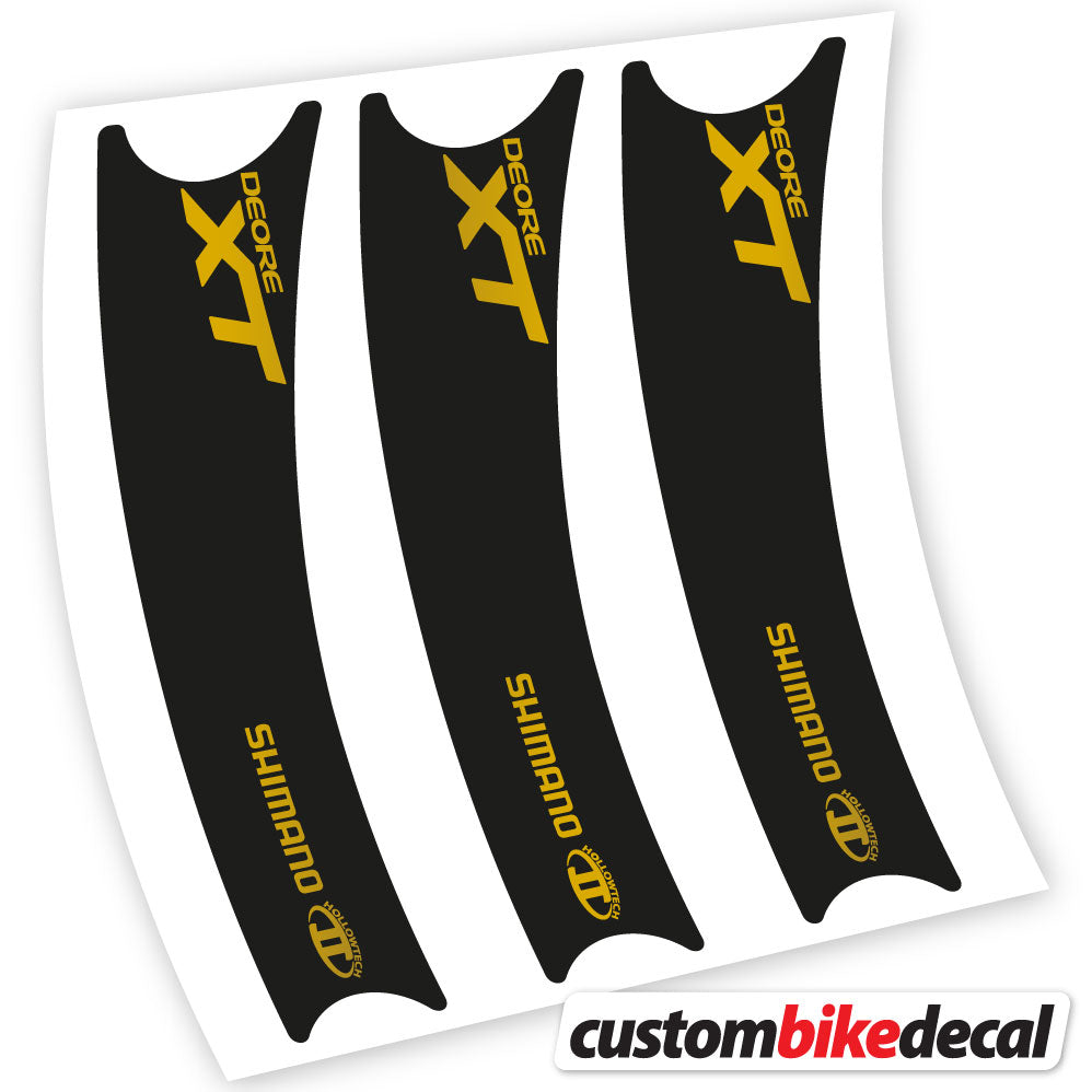Aufkleber, Shimano Deore XT, Pleuelstange, Vinyl-Aufkleber