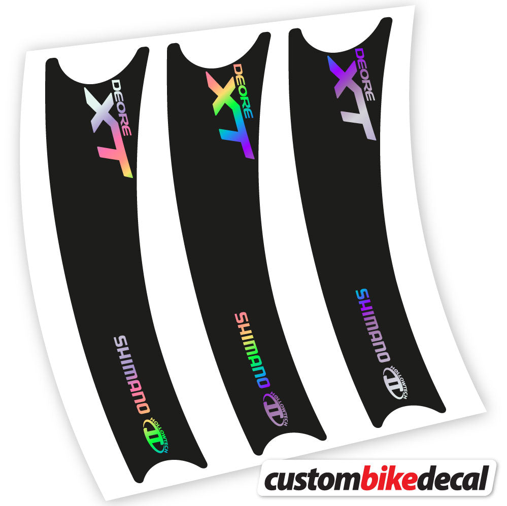 Aufkleber, Shimano Deore XT, Pleuelstange, Vinyl-Aufkleber