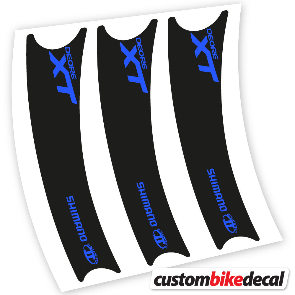Aufkleber, Shimano Deore XT, Pleuelstange, Vinyl-Aufkleber