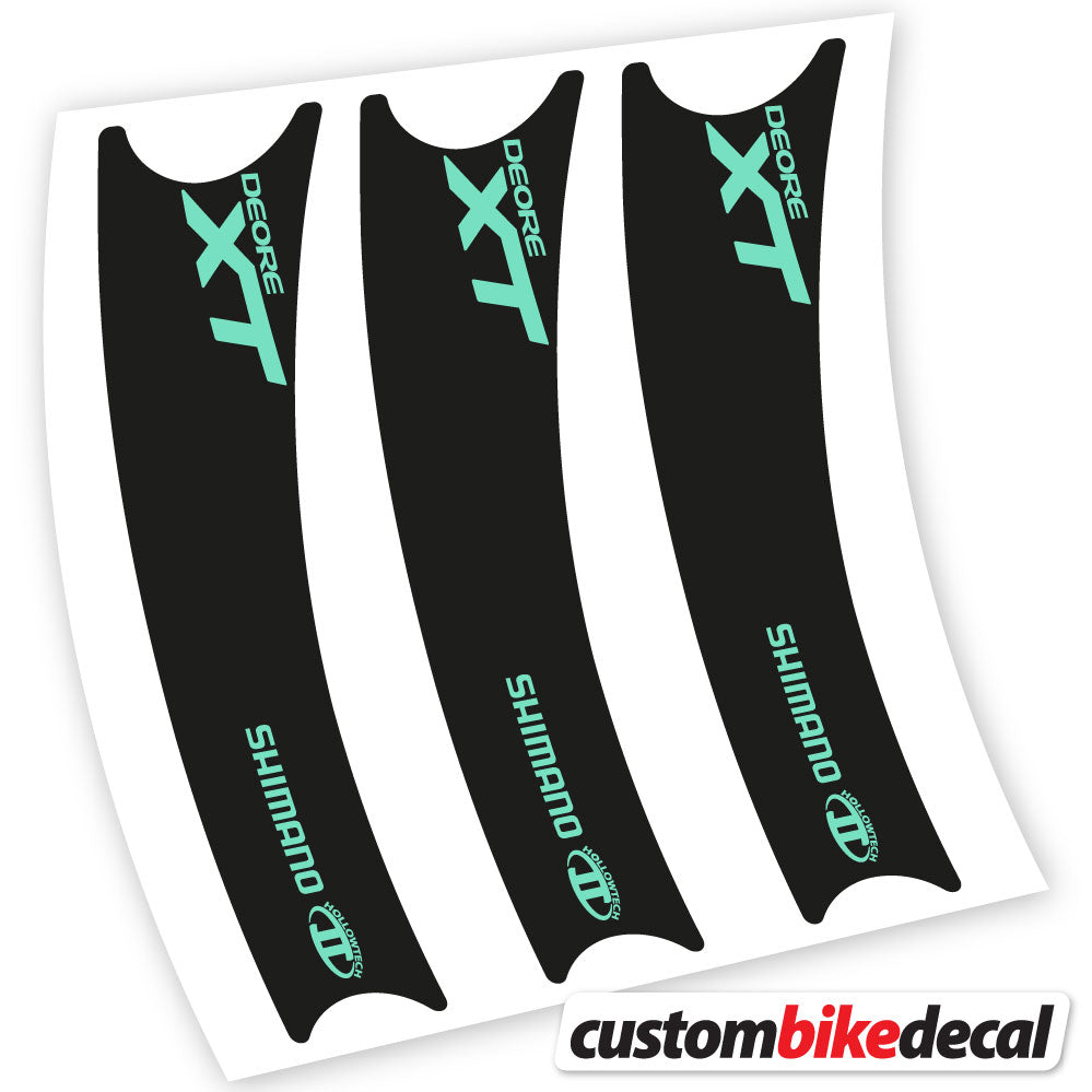 Aufkleber, Shimano Deore XT, Pleuelstange, Vinyl-Aufkleber