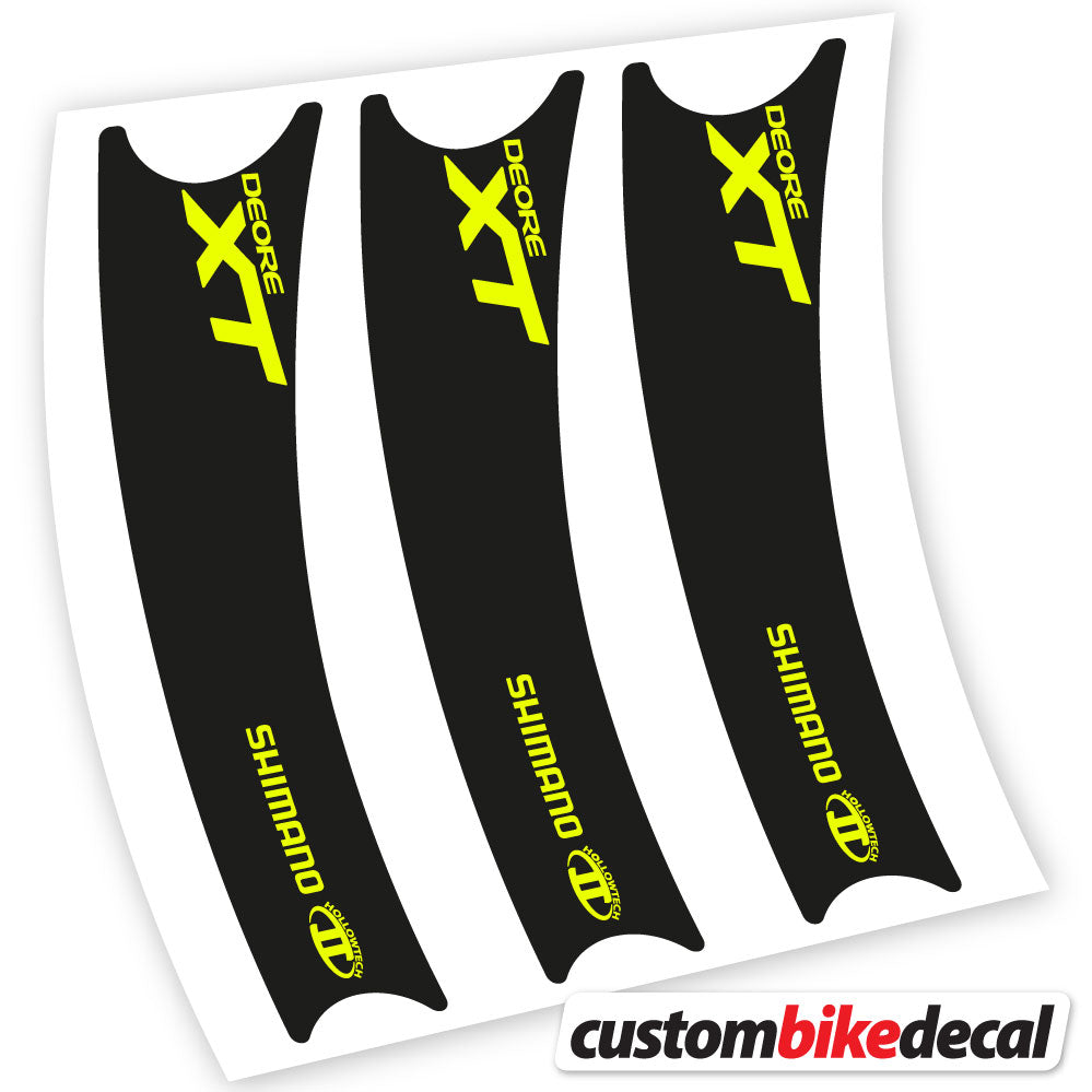 Aufkleber, Shimano Deore XT, Pleuelstange, Vinyl-Aufkleber