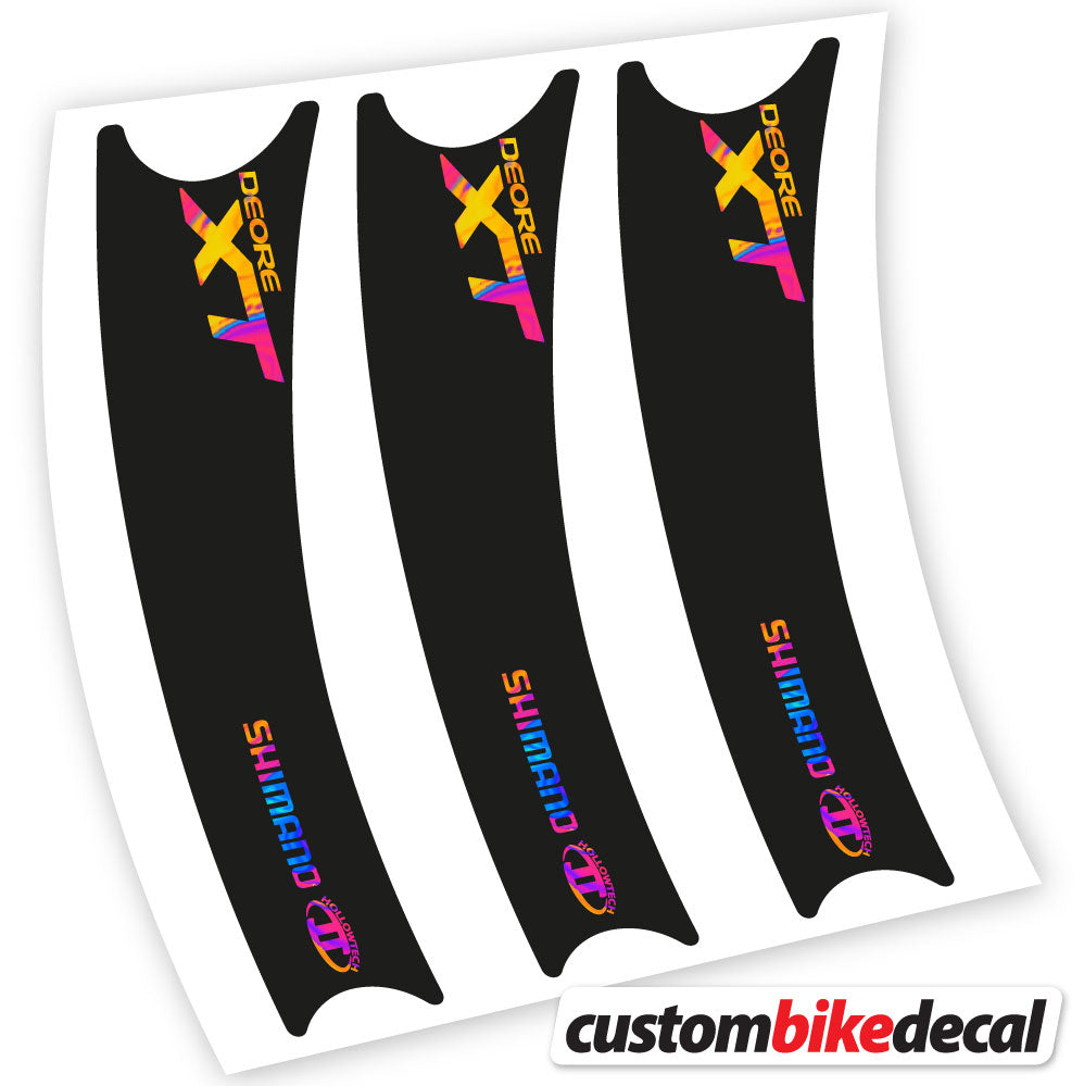 Aufkleber, Shimano Deore XT, Pleuelstange, Vinyl-Aufkleber