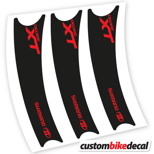 Aufkleber, Shimano Deore XT, Pleuelstange, Vinyl-Aufkleber