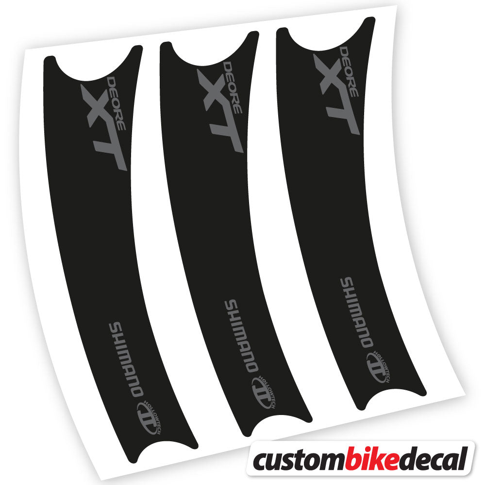 Aufkleber, Shimano Deore XT, Pleuelstange, Vinyl-Aufkleber