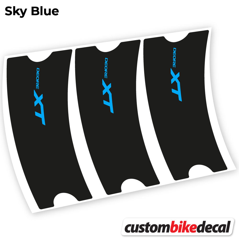 Aufkleber, Shimano Deore XT, Pleuelstangen, Vinyl-Aufkleber