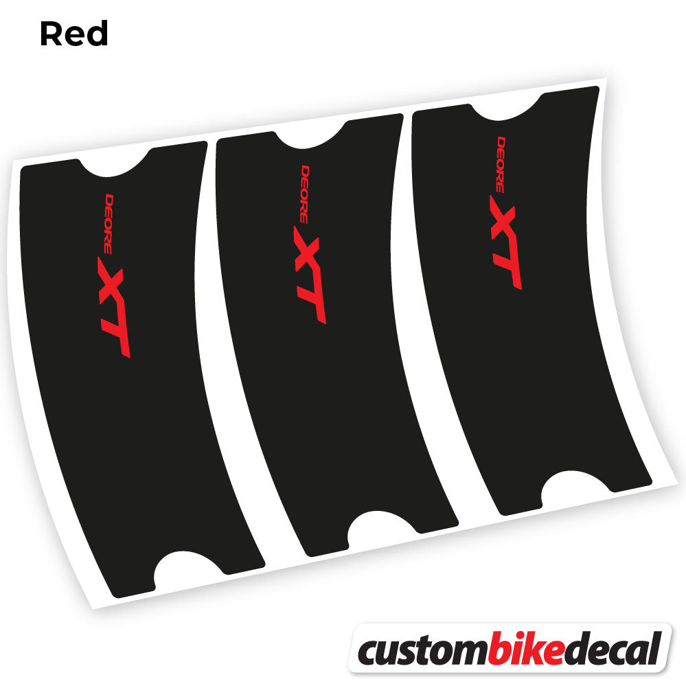 Aufkleber, Shimano Deore XT, Pleuelstangen, Vinyl-Aufkleber