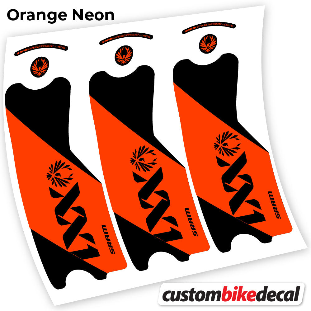 Aufkleber, SRAM XX1 Eagle DUB 2021, Pleuelstangen-Aufkleber Vinyl
