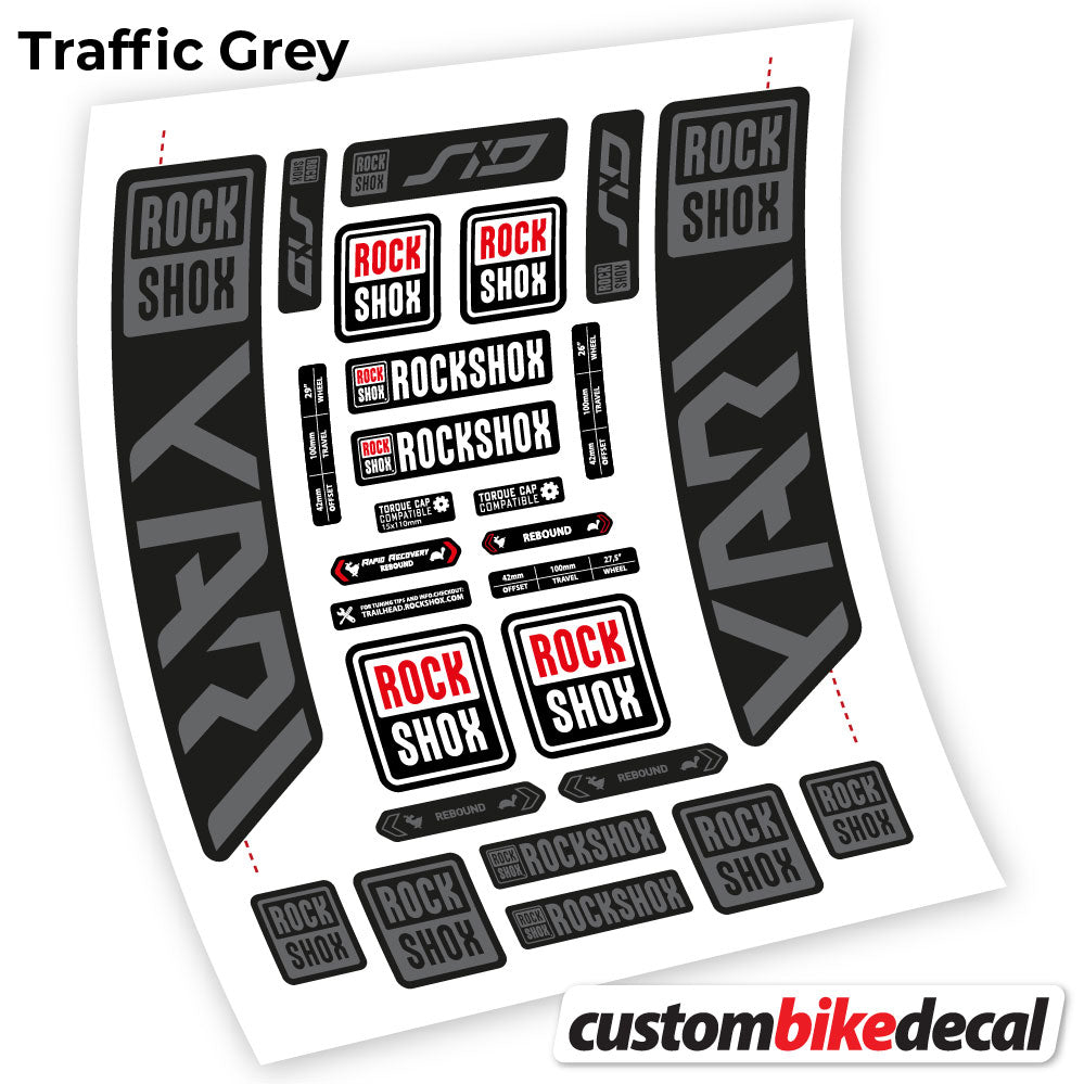 Decal, Rock Shox Yari 2021, Bike Fork Sticker Vinyl