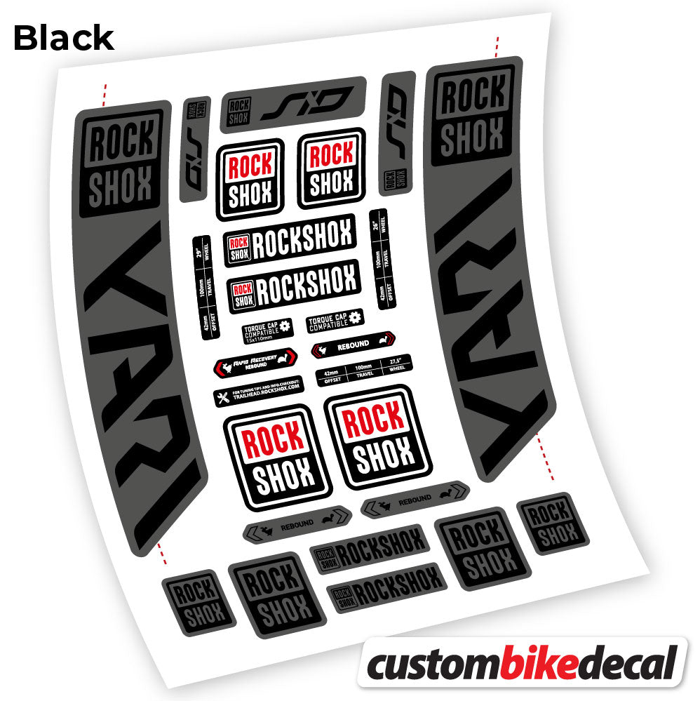 Decal, Rock Shox Yari 2021, Bike Fork Sticker Vinyl