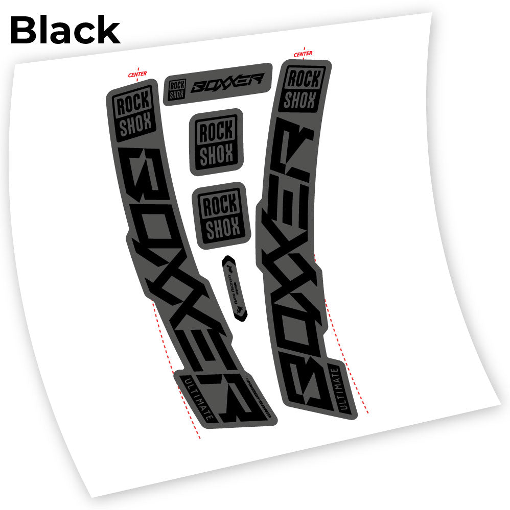 Decal Rock Shox Boxxer Ultimate 2020 Bike Fork sticker vinyl