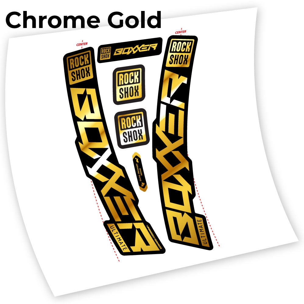 Decal Rock Shox Boxxer Ultimate 2020 Bike Fork sticker vinyl