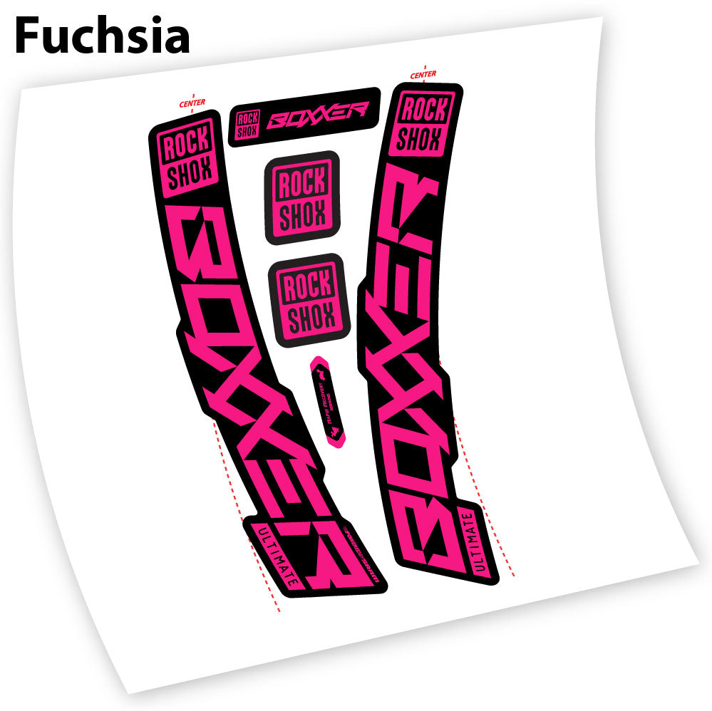 Decal Rock Shox Boxxer Ultimate 2020 Bike Fork sticker vinyl